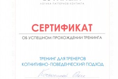 Сертификат - LC Pattern